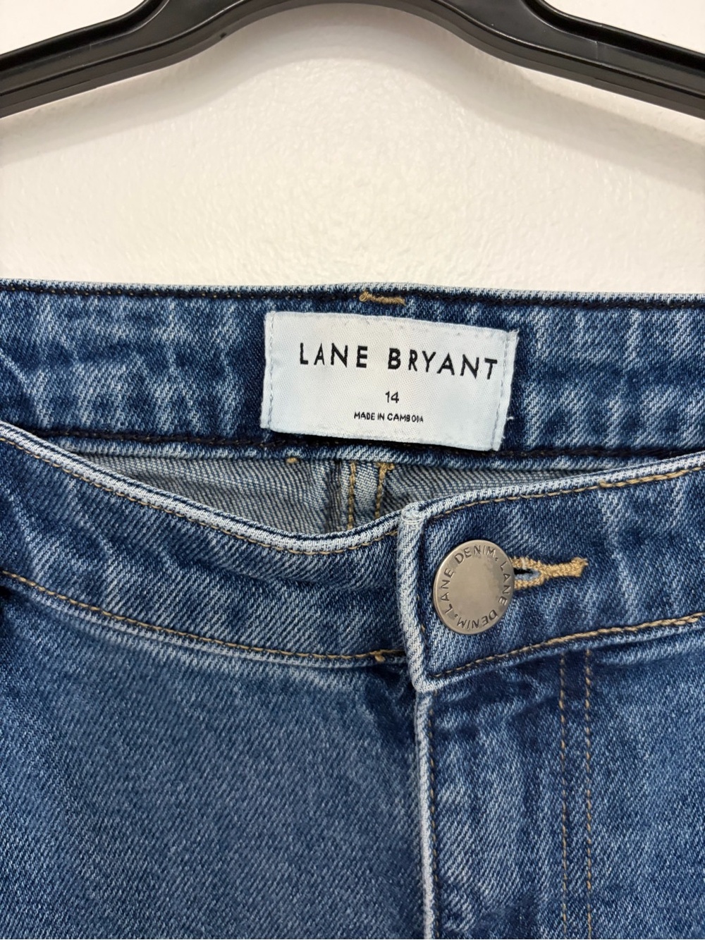 Lane Bryant Classic Blue Straight-Leg Jeans - Picture 2 of 3